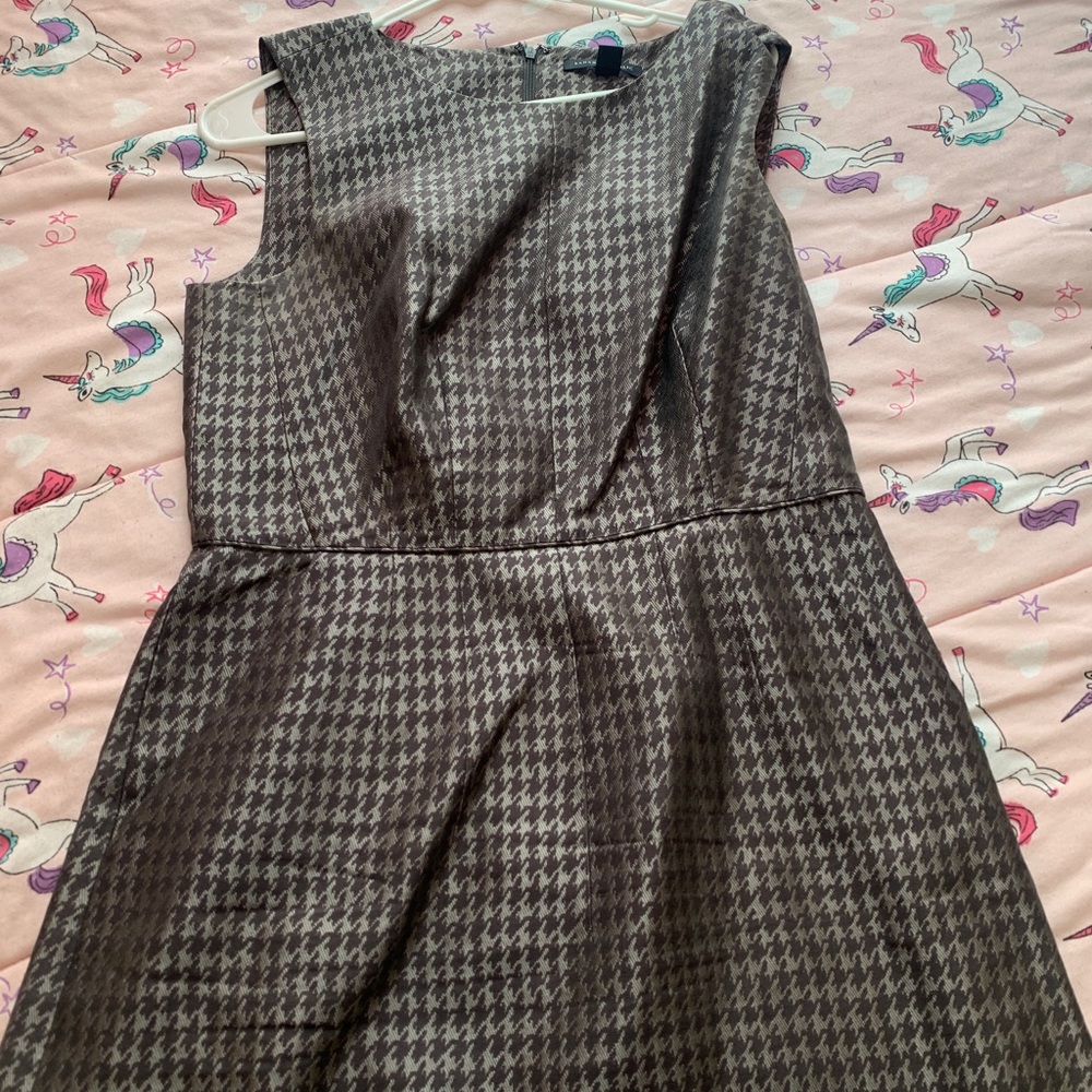 banana republic houndstooth dress size 12